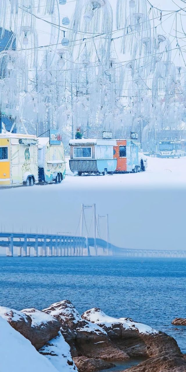 大連冬韻：雪後海濱，別樣風情！