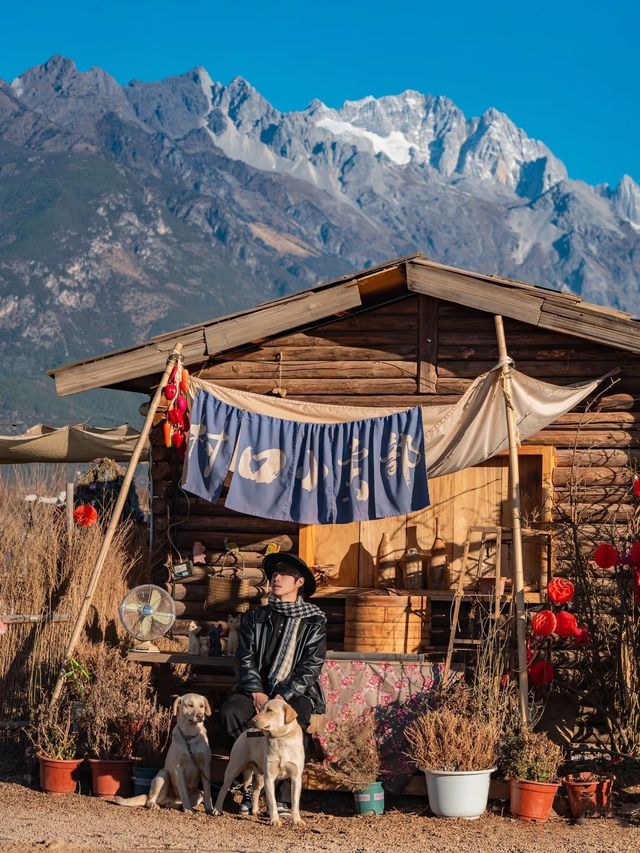 新年旅行第一站當然是去看日照金山