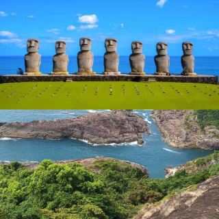 Not Easter Island! This is Miyazaki, Kyushu, Japan!