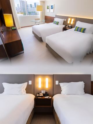 This hotel is incredibly comfortable and well-equipped.