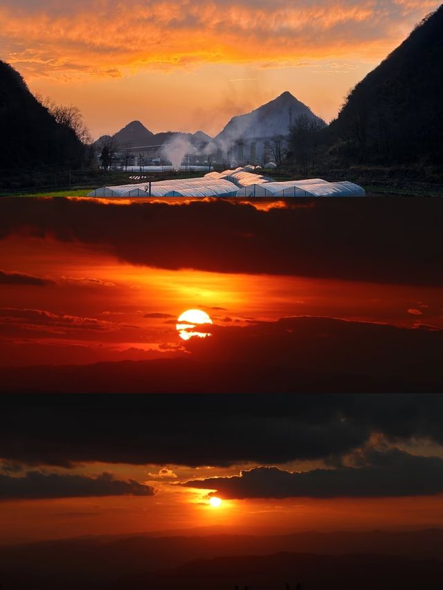 赴一場貴州日落之約，邂逅橘子海
