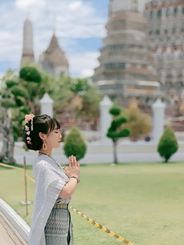 Trải nghiệm trang phục Thái ở Bangkok｜Hướng dẫn trang phục Thái ở Wat Arun