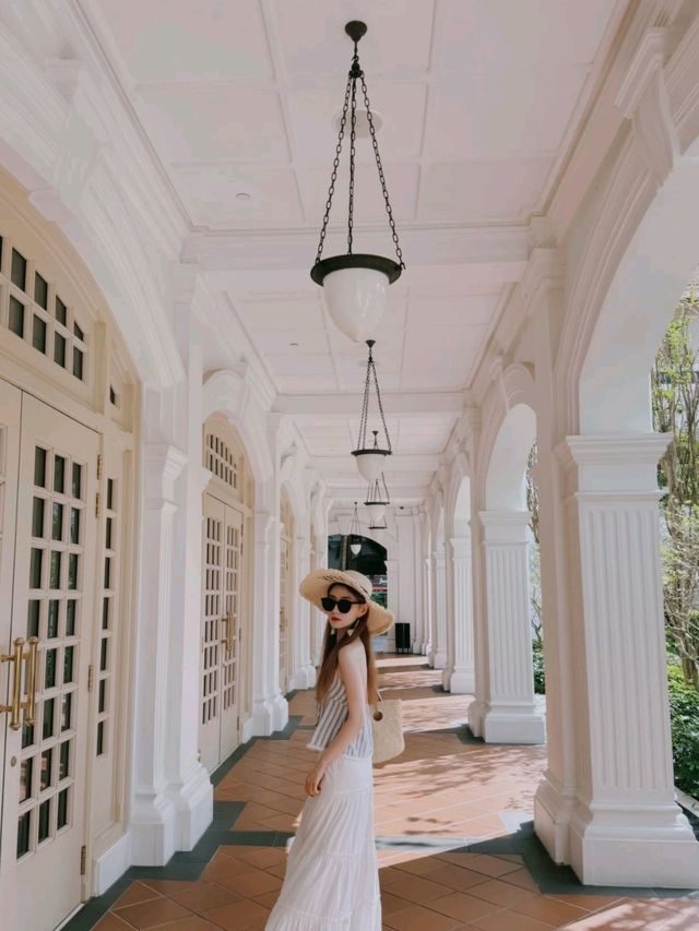Raffles Hotel Singapore | Most Beautiful Dreamy Blue Fountain⛲