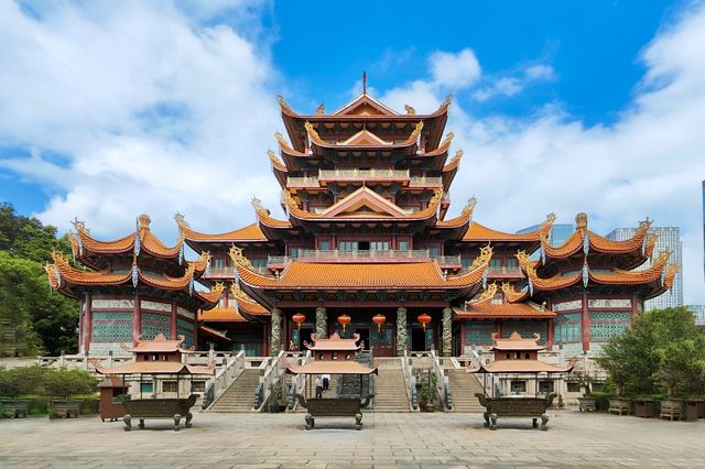福州西禪寺五百羅漢堂