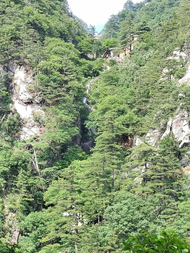 雲霧繚繞仙境堯山