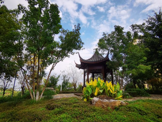雨過天晴的自貢鳶山公園 雨過天晴的自貢鳶山公園