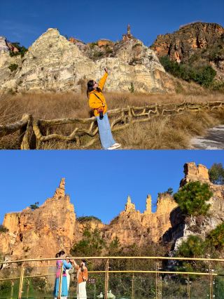 Qujing Colorful Sand Forest, unlock the same filming locations as in movies and TV shows