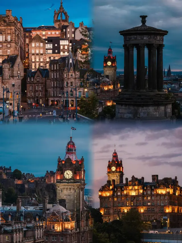 Walking in Edinburgh on a Rainy Day