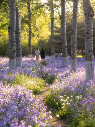 Purple Flower Sea