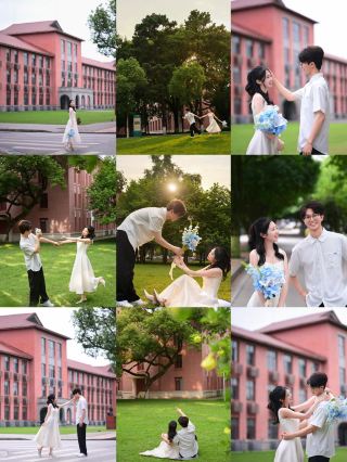 Changsha's Top Couple Photoshoot Spots Revealed! Romantic Hunan University Check-in Guide is Here