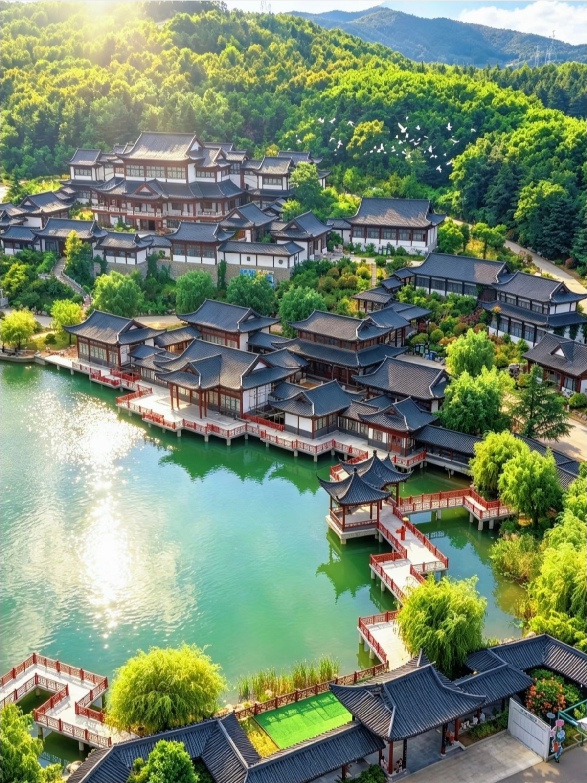 This is my secret treasure! Weihai Xianxia National Style Park is even better than Disneyland