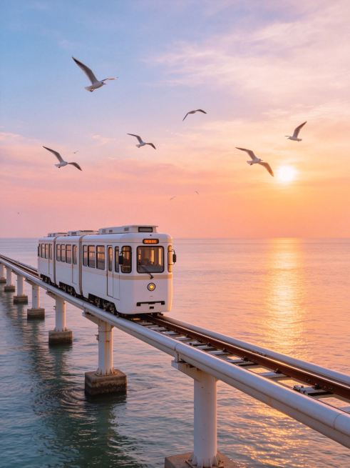 天津の海上ミニ列車、絶景フォトスポットの公園！ | Trip.com 天津