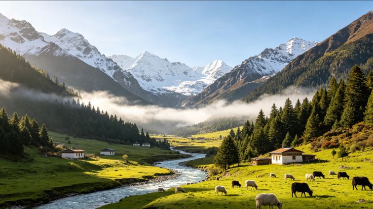 A hidden paradise on the southern Tibet border! Yumai Zhari sacred mountain | A niche guide balancing faith and healing
