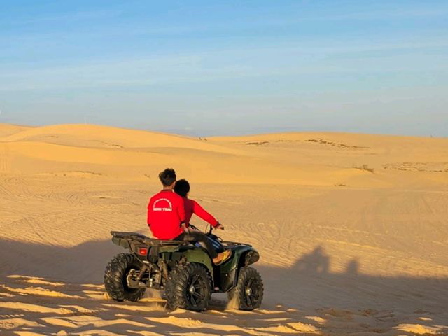 Breathtaking landscape in Mui Ne - White Sand Dunes 