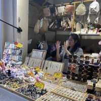 Beautiful Street with Nice Food & Souvenirs