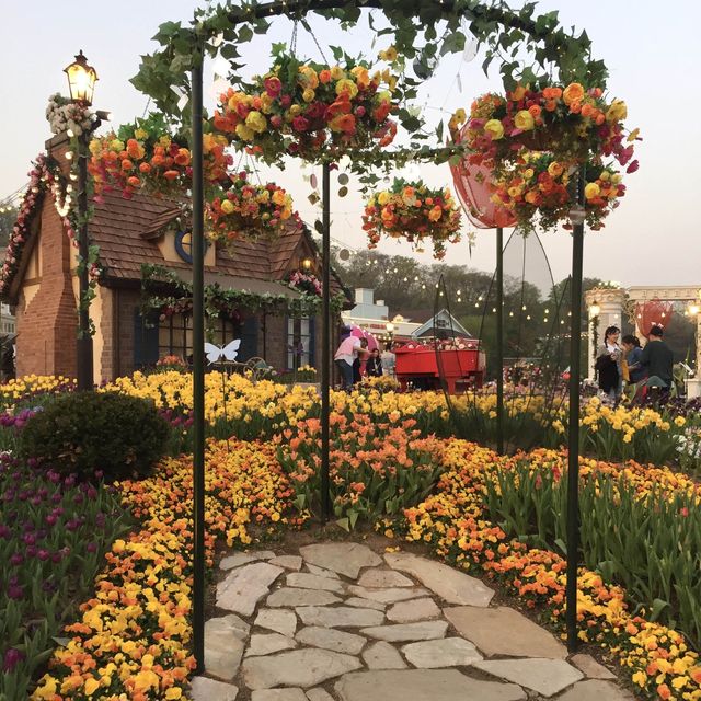 용인 봄마다 꽃 축제가 열리는 환상의 나라 에버랜드🎢🌷 [용인_에버랜드]