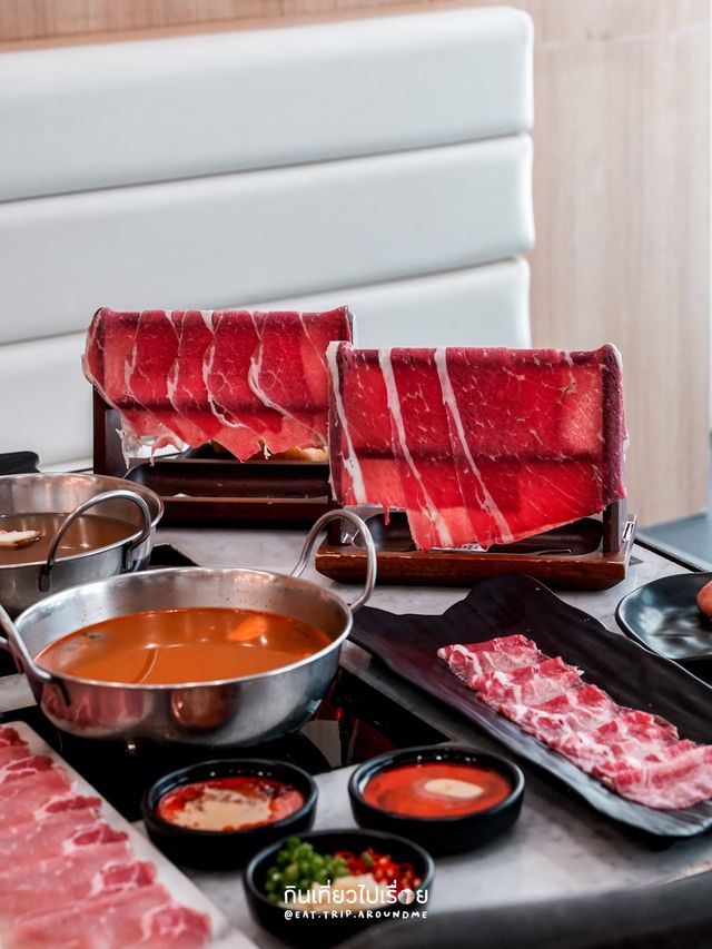 Shuushabu🥢 บุฟเฟ่ต์ชาบูหม้อเดี่ยวน้ำซุปอร่อย