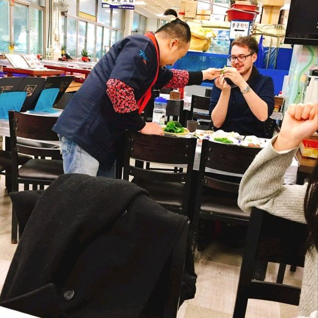 釜山必訪景點😋扎嘎其市場吃海鮮