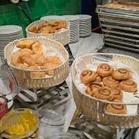 YOUR HEARTY BREAKFAST SPREAD @MERCURE