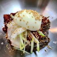 제주 아라동 맛집)미락육회막국수 - 자가제면 제주 메밀막국수 맛집