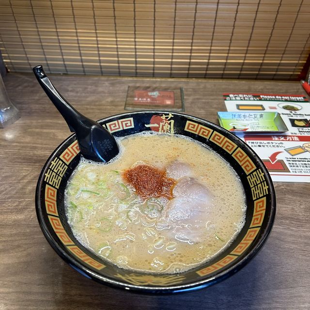 후쿠오카 필수코스 “이치란라멘 본점”🍜