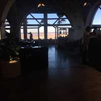 Amazing food and wine with a view