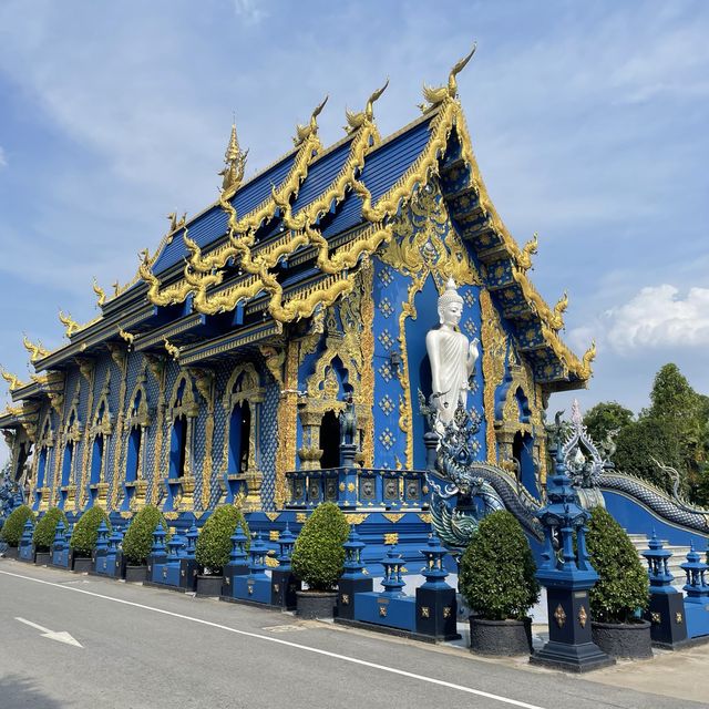 วัดร่องเสือเต้น (Blue Temple)