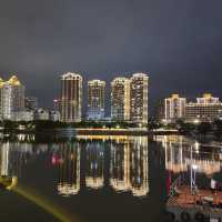 A great night walk in Min River