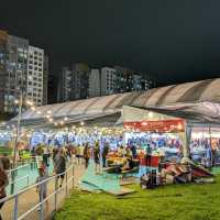 huge night Bazaar at compass one