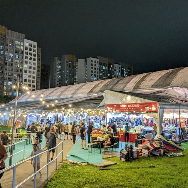 huge night Bazaar at compass one