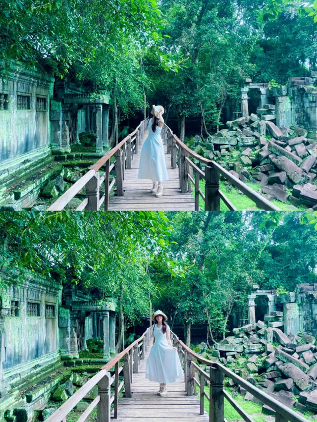 【絶景】まるでラピュタの世界！神秘的で美しいベンメリア遺跡🇰🇭