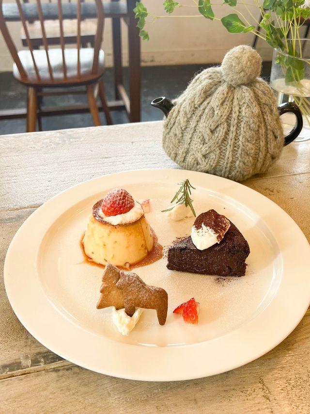 【福岡カフェ】可愛いティーポットカバーに癒されるカフェ