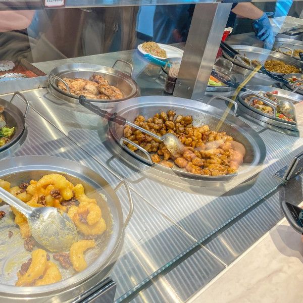 오사카 린쿠 프리미엄 아울렛 맛집 푸드코트 판다 익스프레스