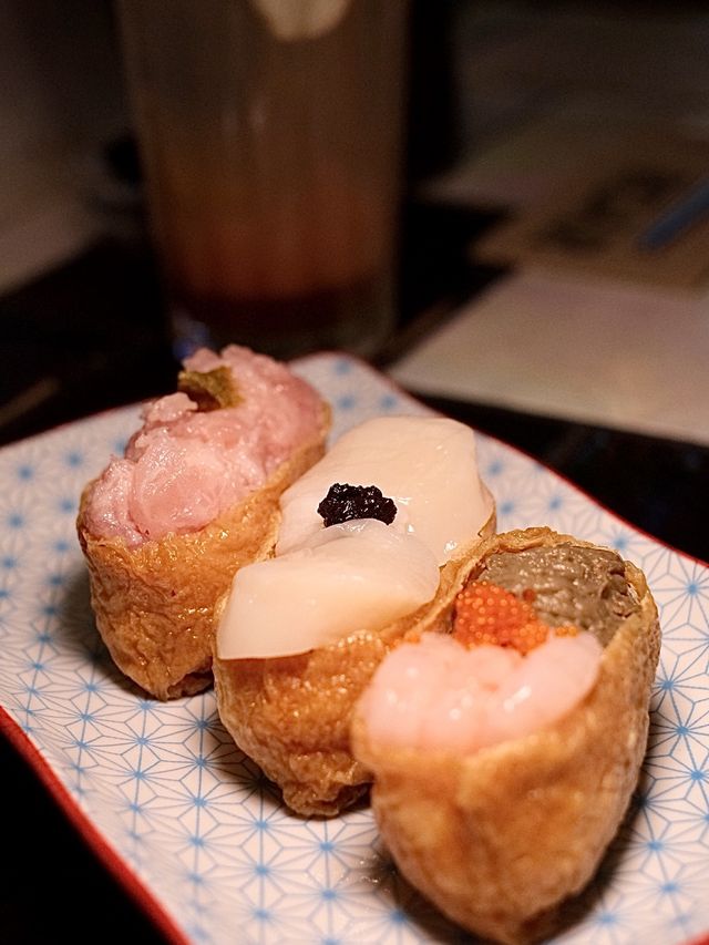 鬧市中的森林，爆餡腐皮壽司🍣