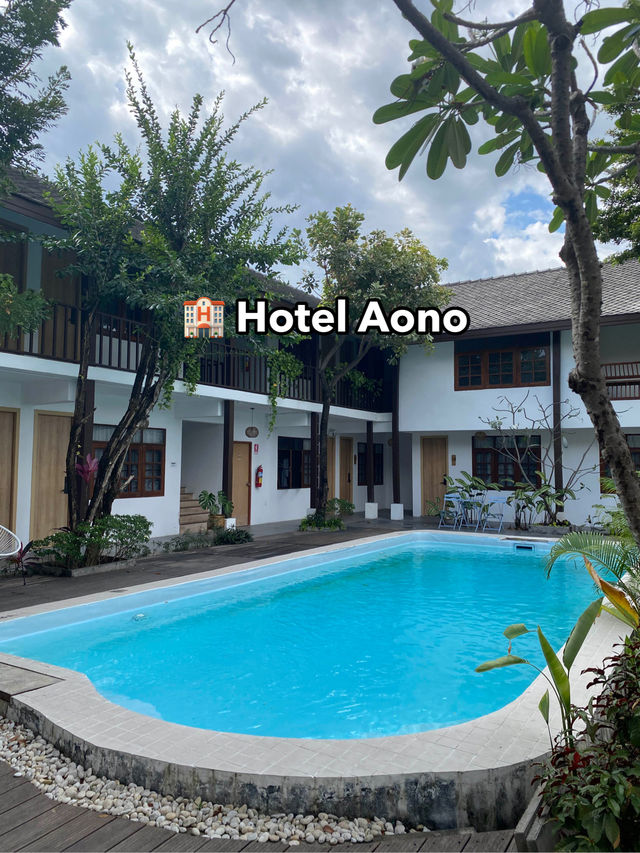🇹🇭 Lovely stay at Hotel AONO, Chiang Mai