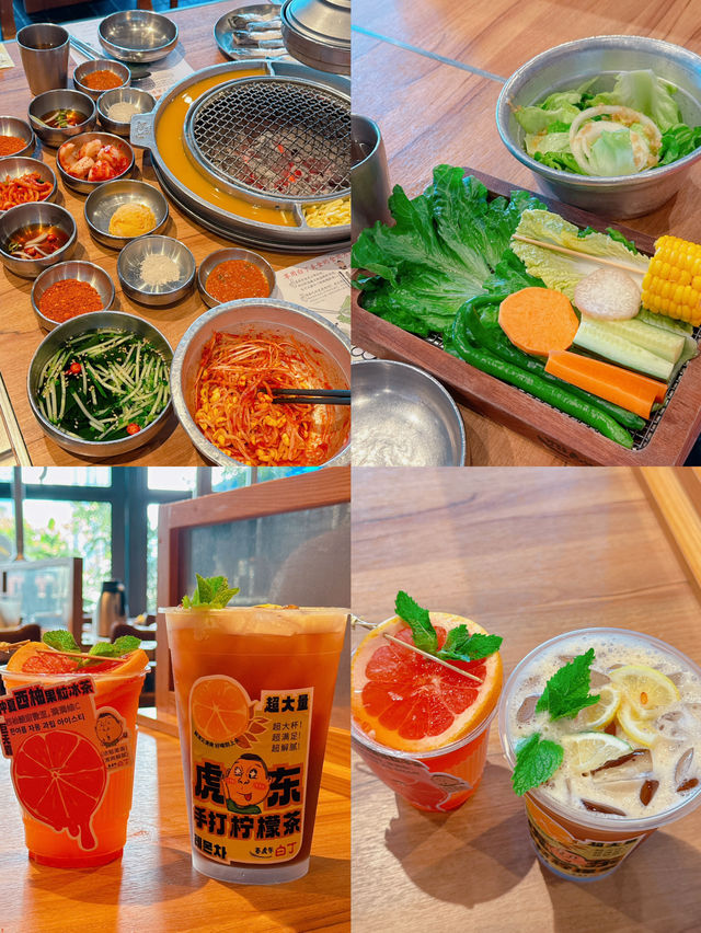 講起深圳烤活鰻魚專門店，最近試咗🌟姜虎東白丁烤肉🌟餐廳裝修走韓風路線🇰🇷搭配埋另一主打烤肉🍖🍗食物夠哂豐富，即刻介紹俾大家👏🏻👏🏻