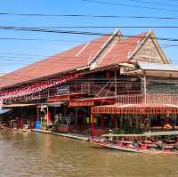 รีวิว ตลาดน้ำดำเนินสะดวก ล่องเรือชมตลาด