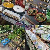 【曼谷】邦南彭水上市場：當地美食多到不勝數，週末限定