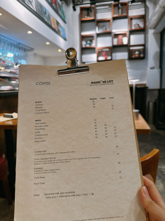 灣仔型格高質西餐精品咖啡☕️🍝｜Mansons Lot 