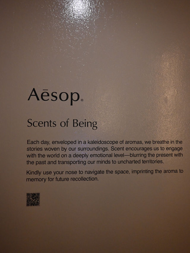 Aesop's 'Scent of Being' Exhibition at Singapore Design Centre