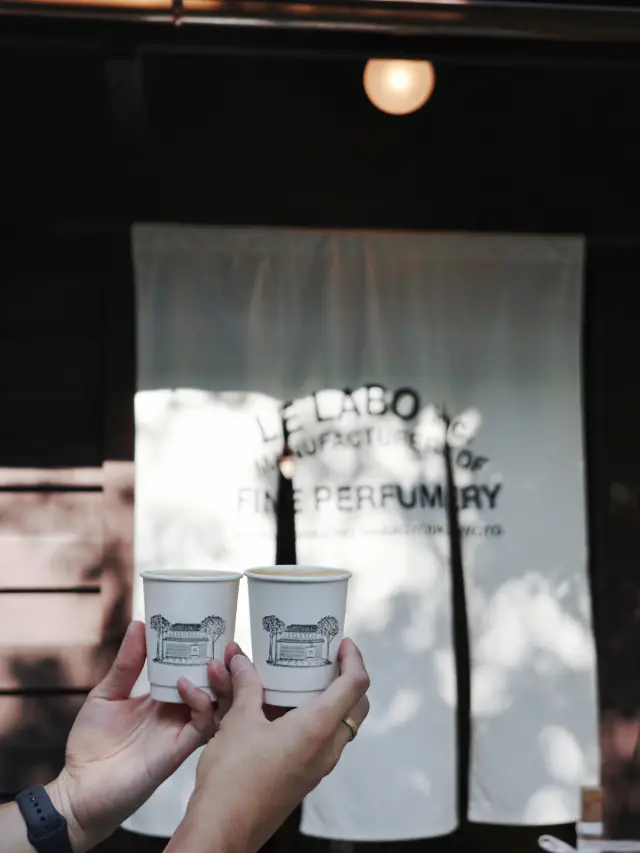 ☕️日本京都全球首家Le Labo庭園咖啡店🤎