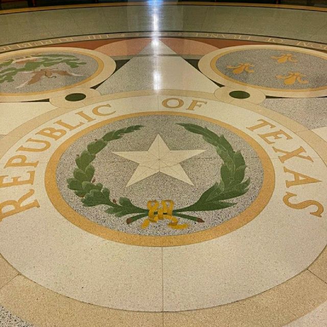 VISITING THE TEXAS STATE CAPITOL.
