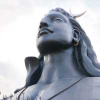 Majestic Serenity: The Grace of Isha's Shiva Statue