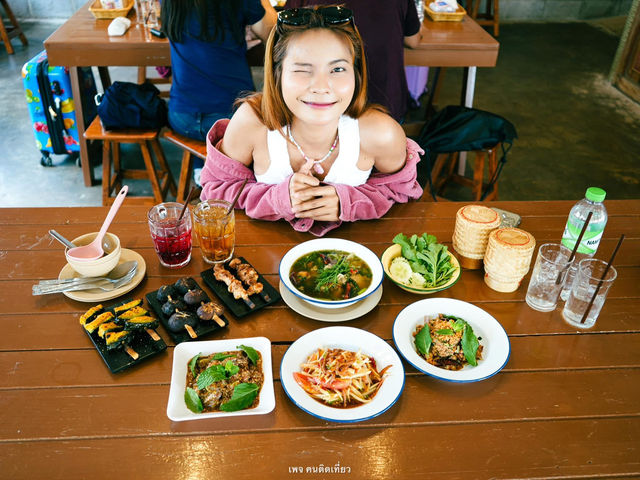 #เปิดใหม่เกาะล้าน ร้านอาหารอีสานสุดแซ่บ ตกแต่งสไตล์