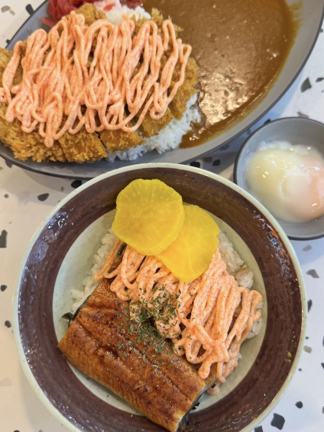 Hearty Mentaiko Tonkatsu Dishes at Haru Haru Japanese Food Stall