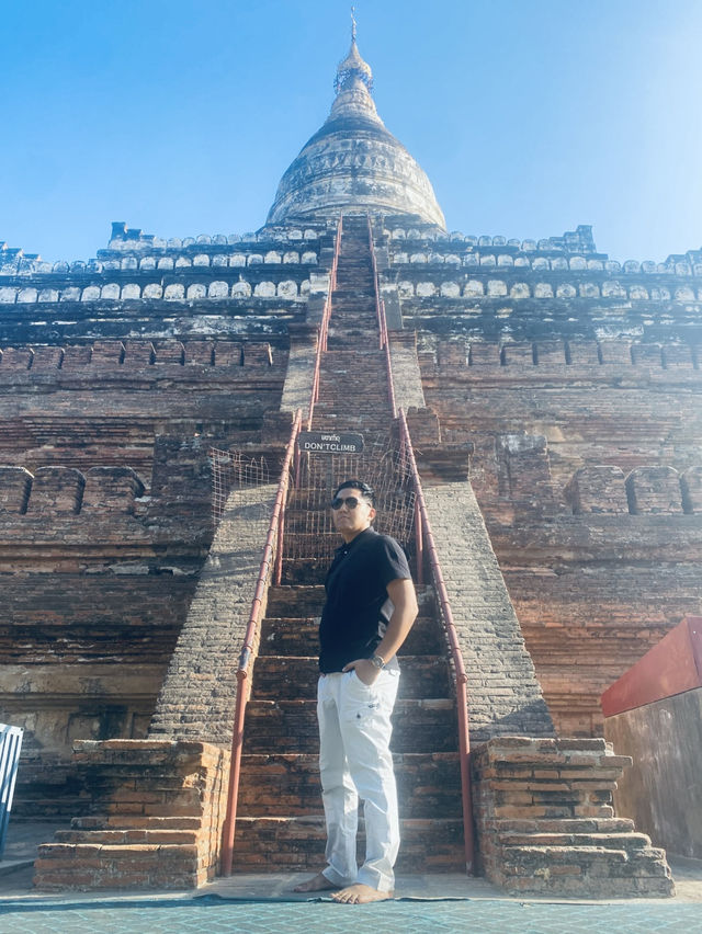 Golden Hour in Bagan , Timeless Journey 
