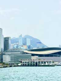 🇭🇰홍콩 뷰포인트 - 🌊바다 배경으로 🚇지하철이? : 하버 스테이션