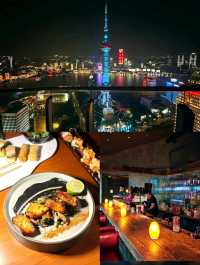 The Flair, one of the top contenders in Shanghai for memorable nightlife with a breathtaking view. 