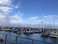 雨上がりの宜野湾マリーナ⛵
