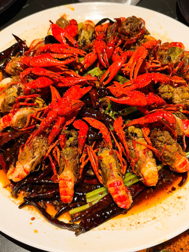 상하이왔는데 마라롱샤 아이묵니~? 🦐